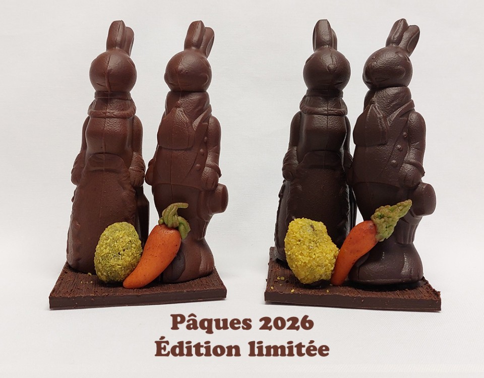 Boulangerie-Chocolaterie-Verjus-Janze-couple-lapin-paques-chocolat-Cu248